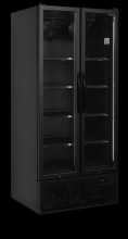 TEFCOLD FS890H BLACK Chladicí skříň prosklené kř. dveře 